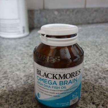 Blackmores Omega Brain High DHA Fish Oil 4x DHA Vitamin Otak EXP 2023 FEB