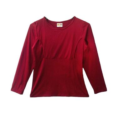 Nifo Kids Baju Manset Ibu Menyusui - Maroon