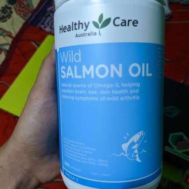 Healthy Care Wild Salmon Oil Omega 3 [1000mg/ 500 kapsul]