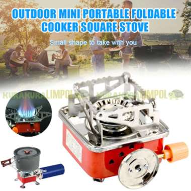 Kompor Windproof KOVAR / Kompor Camping / Kompor BUNGA / Kompor KOTAK / Peralatan Masak Camping - si