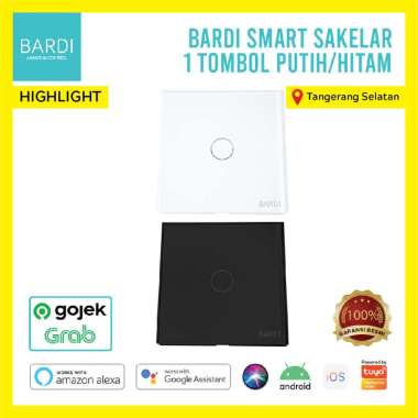 [READY STOCK|SAMEDAY] BARDI SMART WIFI WALL SWITCH 1 GANG WHITE