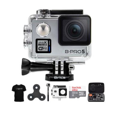 Brica B-PRO 5 Alpha Plus 2 Combo At ... et Action Camera - Silver