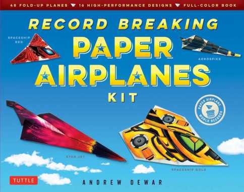 Record Breaking Paper Airplanes Kit- 9784805313640 - Toys Ori Periplus