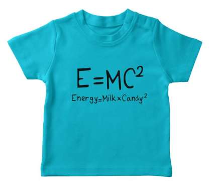 Kaos Naked & Free Einstein Candy Untuk Bayi & Anak Usia 6 Bulan - 8 Tahun Bahan Katun Combed 30s 18-