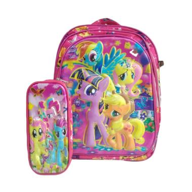 My Little Pony 0930010407 Tas Sekolah Anak + Tempat Pensil