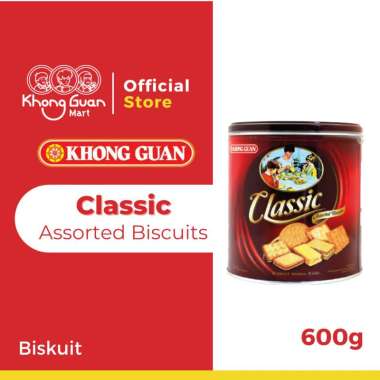 Promo Harga Khong Guan Classic Assorted Biscuit Mini 350 gr - Blibli