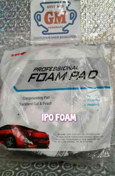 Busa Poles 8inch IPO Polishing Foam Pad Merah