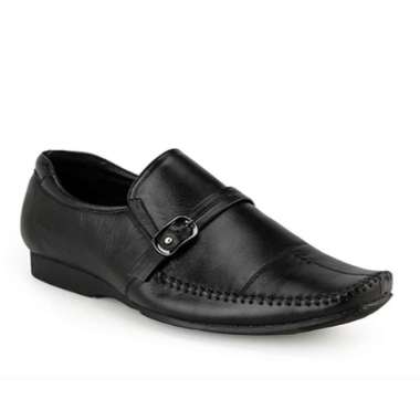 Marelli Sepatu Pria Semi Casual Formal Kulit Asli Gober - Black 44 Hitam