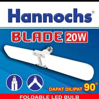 Lampu Hannochs Blade 20W putih lampu model kipas lampu lipat plafon