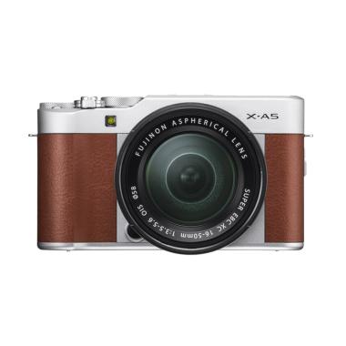 FUJIFILM X-A5 Kit 15-45mm Brown WiF ... i 8 Yellow - KameraKamera