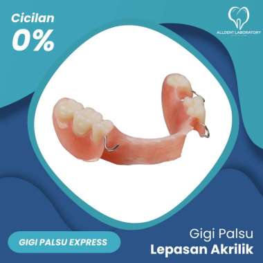 Express Gigi Palsu Lepasan Akrilik
