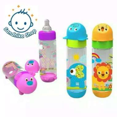 harga Botol susu Bayi Baby Safe AP 002 Slim Nech Character 250ml Baby Safe M - Biru Multicolor Blibli.com