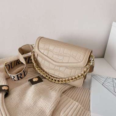 TAS CROCO / TAS SELEMPANG / TAS IMPORT 629 (TZ) khaki