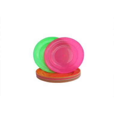 Promo Best Seller Piring Makan 1Lusin Murah / Piring Plastik Murah Neon