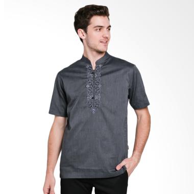Al Mustika Stump Baju Koko Pria - Black