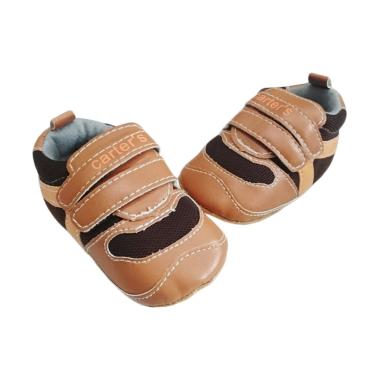 Carter Kets 2 Strap Prewalker Shoes Sepatu Bayi - Brown