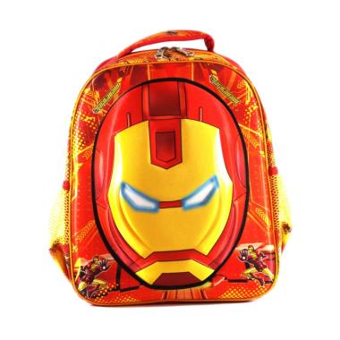 Ellenov Motif Head Iron Tas Ransel Sekolah Anak