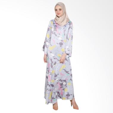 Covering Story B Ceila Dress Muslim Wanita - Dark Grey