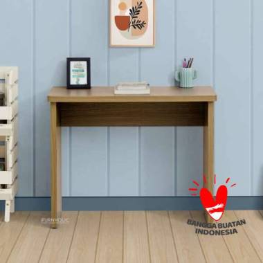 iFURNHOLIC Sammy Desk 90 - Meja Belajar Minimalis - Furniture Ivory