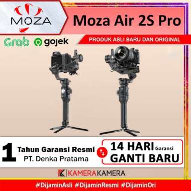 KameraKamera Moza Air 2S Pro 3-Axis Gimbal Stabilizer For Camera Hitam