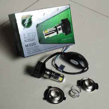 Lampu Utama Headlamp LED RTD M02D 3 Sisi/3 Mata/3 Titik Original ACDC