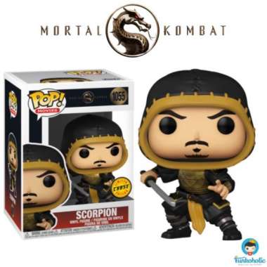 Funko POP! Movies Mortal Kombat - Scorpion (Unmasked) [Limited CHASE]