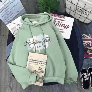 sweater hoodie wanita oversize