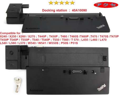 Docking Station Lenovo Thinkpad X240 X260 T450 T540 L450 W540 Terbaru Original