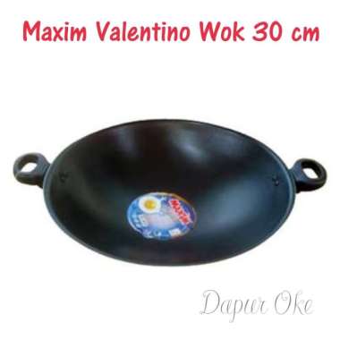 Maxim Valentino Wok 30 cm - Wajan Teflon