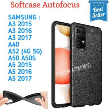 Autofocus A40 A50 A50S A52 4G 5G A3 A5 Samsung Softcase Silikon Case Kulit Shockproof Casing Cover A