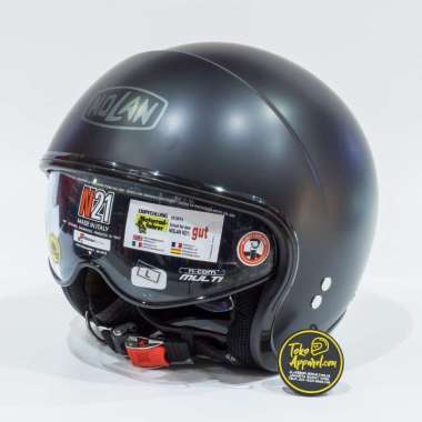 Nolan N21 Classic Helm Half Face Flat Black 010 L