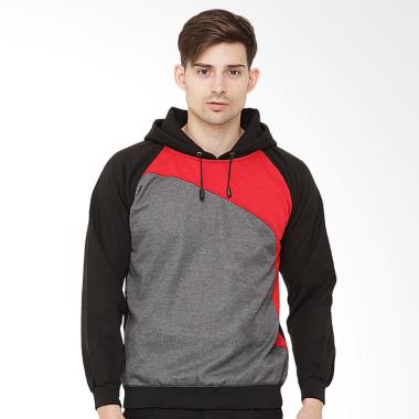 JAVA SEVEN Sweater Pria - Abu Kom [ISL 021]