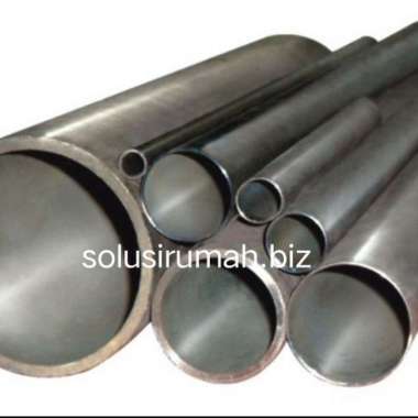 pipa tanpa sambungan tebal carbon steel 1 1/2" 50cm tebal 4.2mm potong
