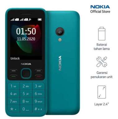 NOKIA 150 HANDPHONE NOKIA TERBARU HP MURAH GARANSI RESMI 1 TAHUN 100% white