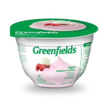 GREENFIELDS YOGURT STIRRED RASPBERRY LYCHEE [125 G]