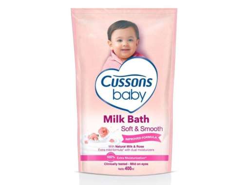Cussons baby milk bath 400ml rfl