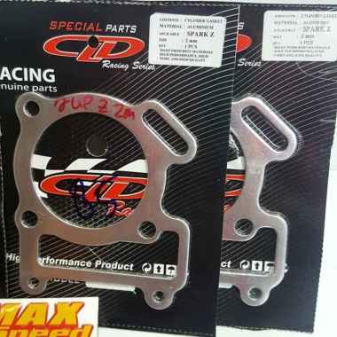 CLD Packing Gasket Block Silinder Alumunium Yamaha Honda Vario Beat Fi F1 3mm 3 mm Almu Almunium Pak