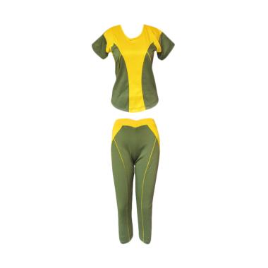 Rainy Collections Tangan Pendek Cel ... enam Wanita - Dusty Green
