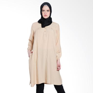 Koesoema Clothing Stella Midi Dress ... nik Muslim Wanita - Cream