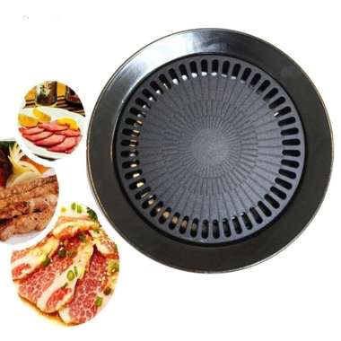 Smokeles Indoor Barbeque Grill / Panggangan Bulat - Alat Panggang Tanpa Asap