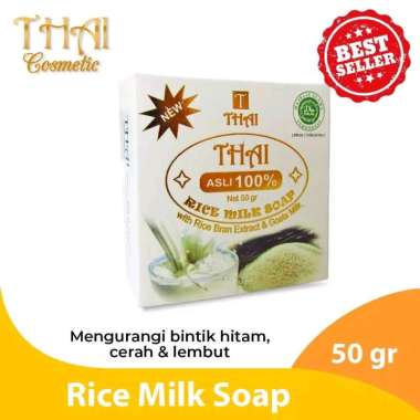 Thai Rice Milk Soap Sabun Beras 50gr Rice Milk