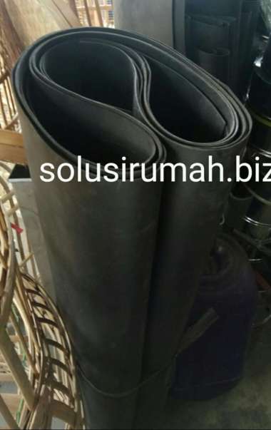 TIKAR KARET SPON TIPIS 185*122CM HITAM TALANG YOGAMAT TIPIS MURAH