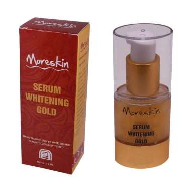 Serum Gold Whitening - Moreskin Serum Whitening - Serum Muka - Serum Muka Glowing - Serum Wajah Flek
