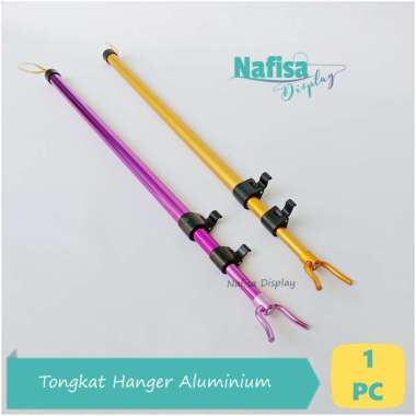 Nafisa Display Tongkat Hanger Aluminium Galah Panjang Nafisa Display GALKC Silver