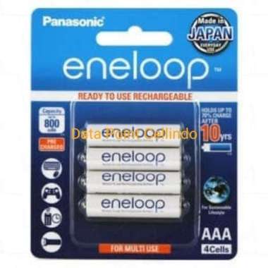 Baterai Panasonic Eneloop Rechargeable A3 / Battery AAA 800 mah 4 pcs