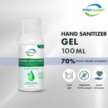 Hand Sanitizer 70% Antiseptic Gel Antiseptik Food Grade PROKLEEN 100mL