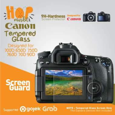 Tempered Glass for Canon 60D 70D 77D 80D 90D 600D 650D 700D 750D 760D 800D 8000D 9000D Anti Gores TR