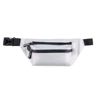 YIPINU YQM-1 Tas Selempang Pria Wanita Waistbag Waterproof Silver