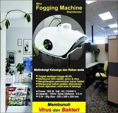 MESIN FOGGING DISINFEKTAN ASAP 900W MINI FOGGING