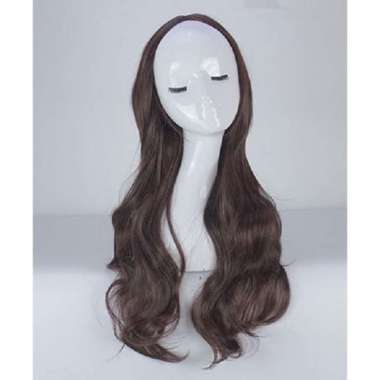 Wig Wanita Dewasa Curly Tanpa Poni (RTP) Darkbrown